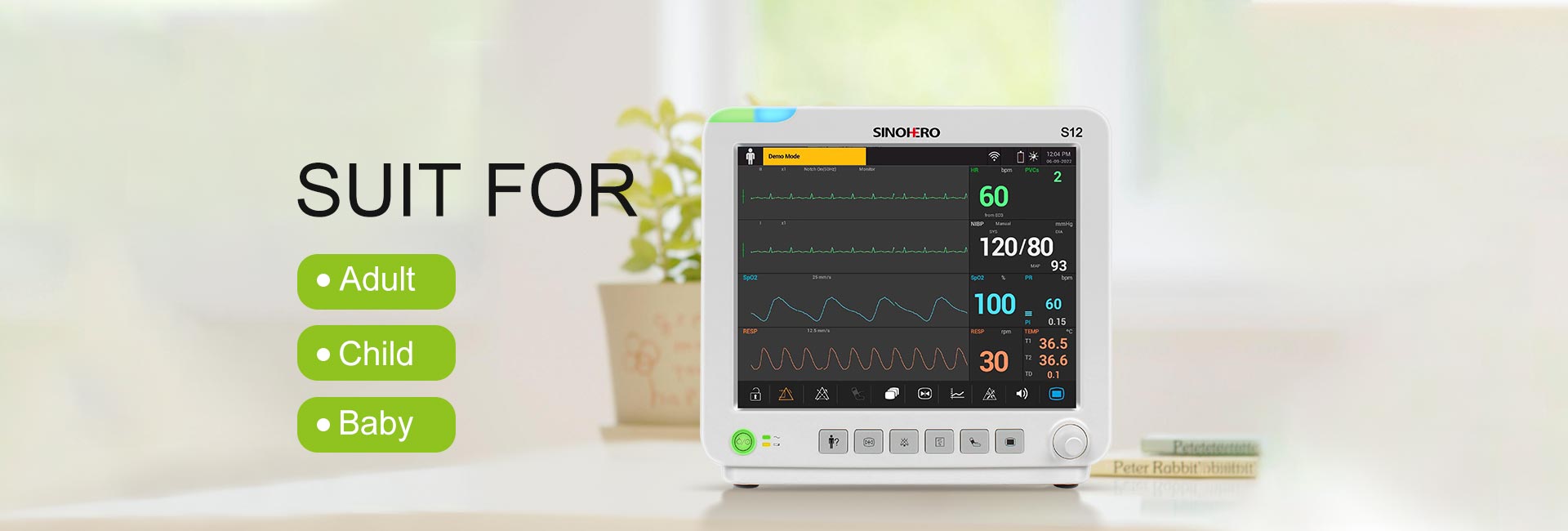 S12 12.1 Portable Patient Monitor(图2)